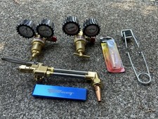 Uniweld Regulator Set RO100 Oxygen RMC100 Acetylene MC Cutting Welding Torch Lot