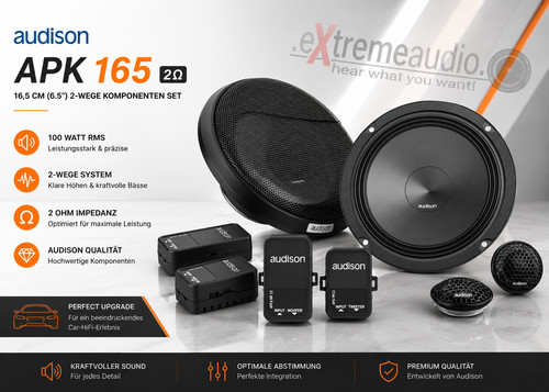 Audison apk 165 ohms 5 - 165, 2