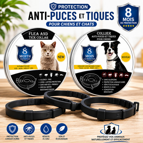 Collier anti puces - collier,