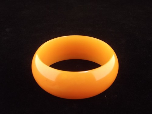 Bracelet bakélite ambre - bracelet,