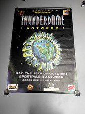 BIG Poster Thunderdome 1996 Sportpaleis Antwerpen - 173x124cm