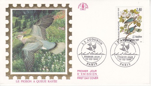 Enveloppe 1er jour - , audubon