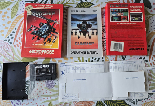 Gunship commodore c64 - gunship,