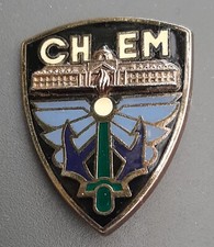 Insigne Drago CHEM Centre des Hautes Etudes Militaires G.3029 vintage ORIGINAL