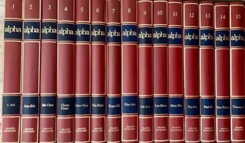 Encyclopédie alpha tome à - tome,