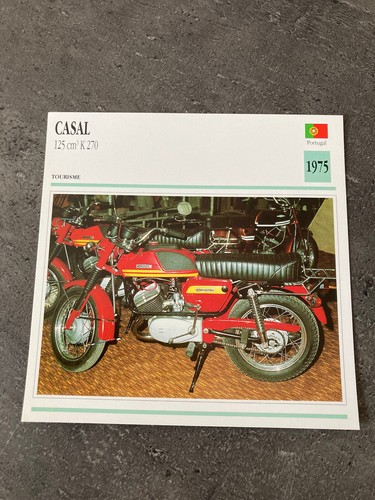 Carte fiche moto collection - carte,