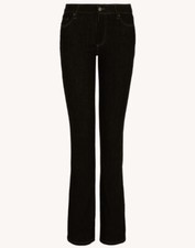 Pantalon Femme Armani AX Coton Logo Zip Cinq Poches Mode 3DYJ65 1200 Noir