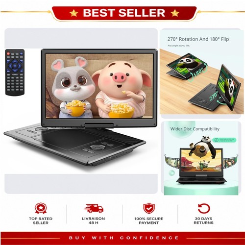 Lecteur dvd portable yoton - dvd,