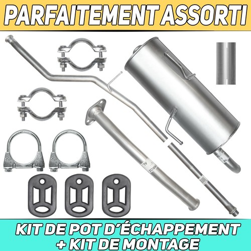 Kit pot échappement - pot, d’échappement