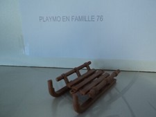 PLAYMOBIL vintage city sports d'hiver luge grande taille du set 3561 de 1980