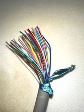 1m x Cable blinde 25x0,38mm2 Gris 7mm .