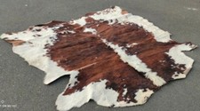 Grand Tapis vintage Peau De Vache/tapis original/vintage cowhide rug