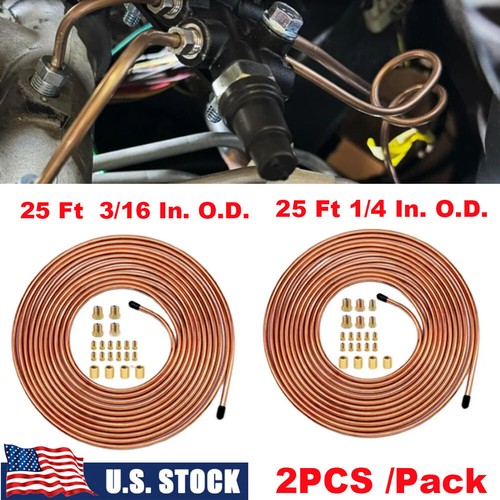 Steel copper brake line - brake,