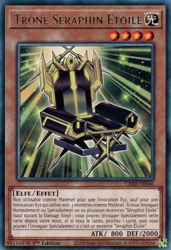 Trône séraphin - yu-gi-oh!,