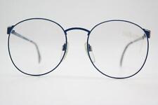 Lunettes Vintage Silhouette 6042 /40 Bleu Argent Oval Cadre De Lunettes