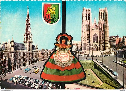 Carte postale belgique - carte,