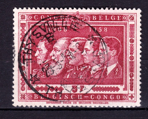 Timbre 1958 congo belge obl - congo,
