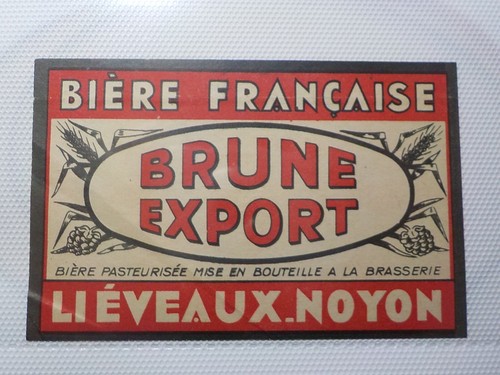 Etiquette biere brune - , export