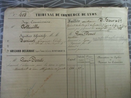 Faillite tribunal commerce - faillite,
