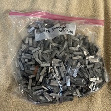 18 Eurostile Lit Vintage Metal Type LEAD Letterpress Printing Letters Lot
