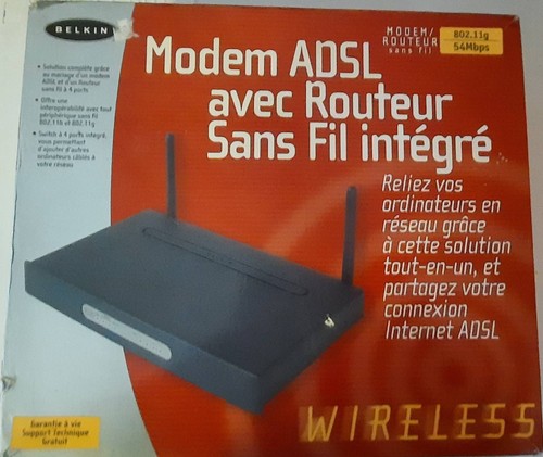Modem adsl belkin - avec, routeur