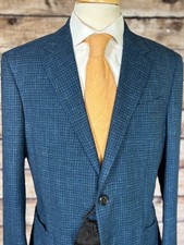 NWOT Ermenegildo Zegna Wool Silk Linen Crossover Blazer Size 42 (52 EUR) bs77