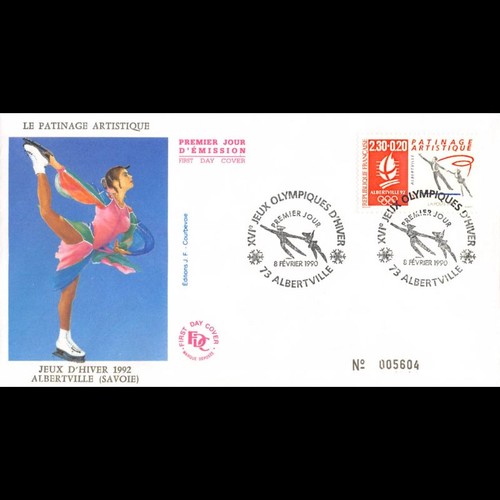 Fdc patinage artistique - jf,