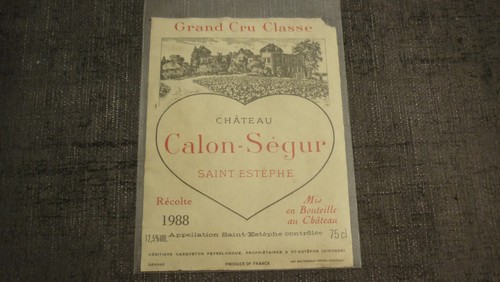Etiquette vin saint - /,