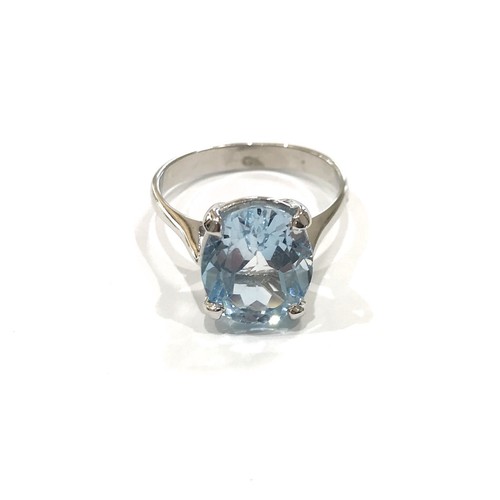 Bague femme avec topaze bleue - femme,