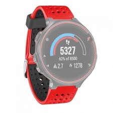 Bracelet Montre Pour GARMIN FORERUNNER 220 230 235 630 620 735XT Rouge Noir