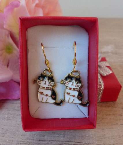 Boucles oreilles chat - boucles, d'oreilles