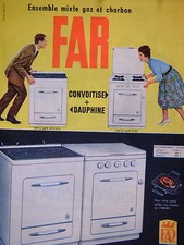ADVERTISING FAR COOKER MIXED GAS & COAL COVET AND DOLPHIN SET