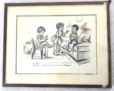 VINTAGE Gravure Germaine