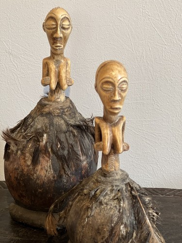 Art africain 2 hochets - art,