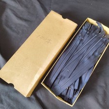 YKK Zipper Set 100pcs Sewing Craft Supply Black Nylon Coil Zip Japan