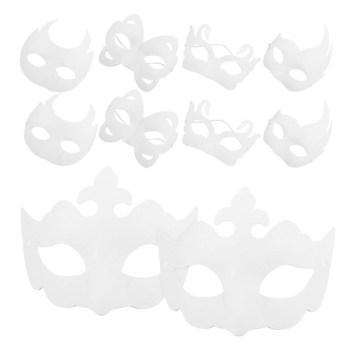 10pcs vide masque non - , peint