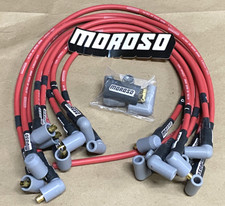 SALE MOROSO ULTRA 40 SPARK PLUG WIRES SBC 350 383 Over Valve Covers Socket 73683