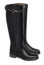 NERO GIARDINI I308850D100 Bottes Hautes Femme Avec Zip En Cuir
