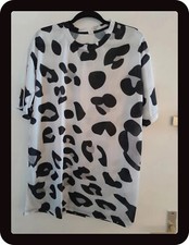 Tee-shirt homme, imprimé noir