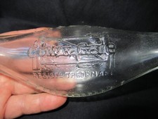 RARE ANCIEN BIBERON VERRE COW