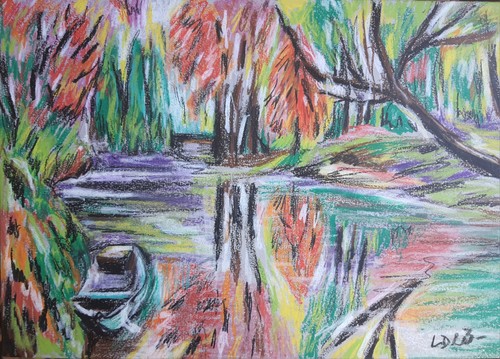 Barque pastels tendres - barque,