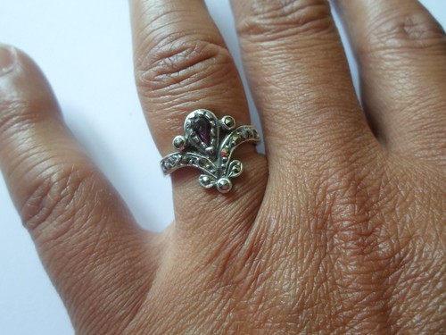 Bague argent massif style - argent,