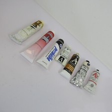 Grumbacher Winsor & Newton Oil Paints Artist Weber Huile Fine 6.75 & 5 Lot Of 7