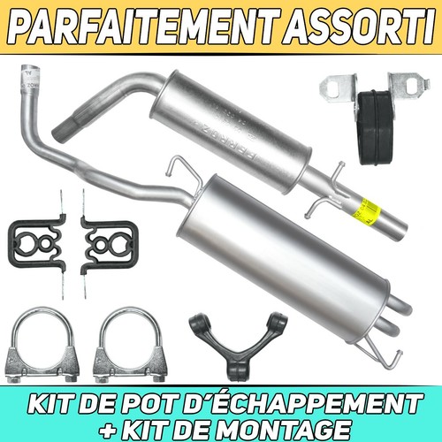Kit pot échappement - de,