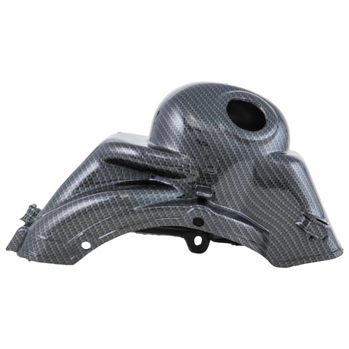 Casque carbone moteur look - carbone,