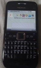 NOKIA E71 Noir sur le RESEAU