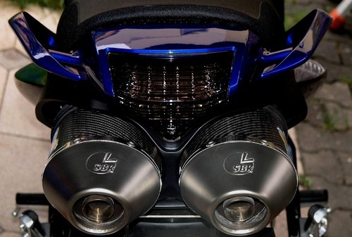 Led feu arrière noir - arrière, yamaha