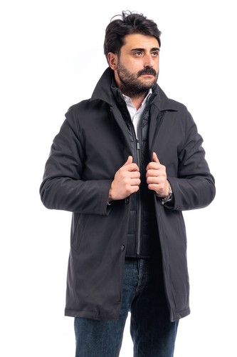 Trench homme hiver manteau
