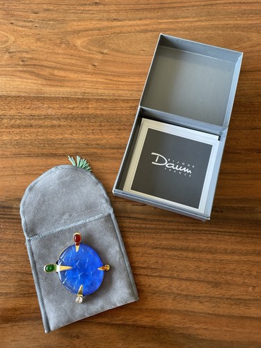 Broche vintage daum - vintage, exotique