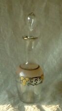 SMALL ART NOUVEAU ENAMELLED AND PAINTED GLASS CARAFE*